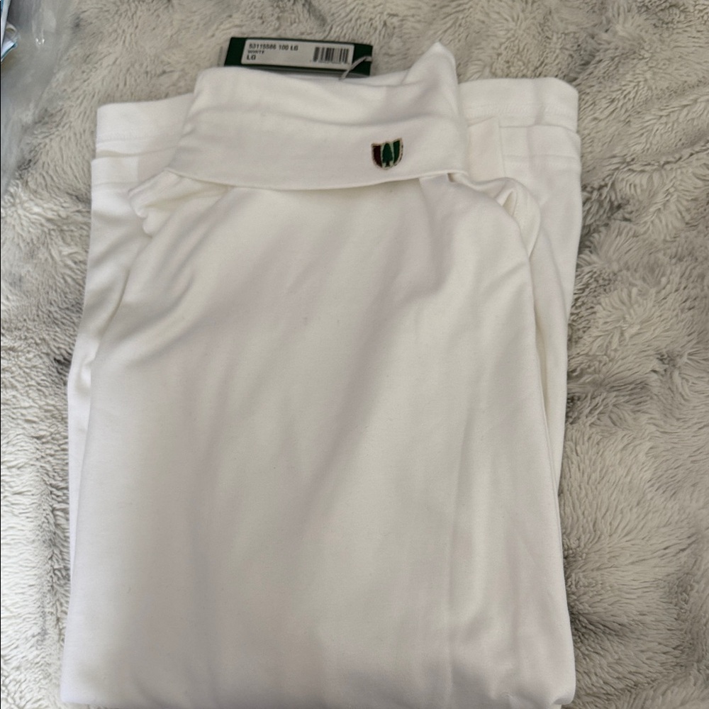 Bobby Jones Classic White Turtleneck Sweater